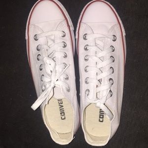 Brand new white Converse